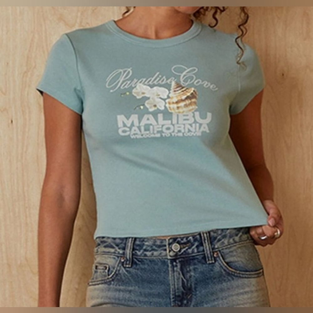 Your Favorite Paradise Cove Malibu Baby T-Shirt Junior Size XL